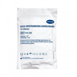 Gaza opatrunkowa bawełniana jałowa 13nit. 1 m2, 1 sztuka
