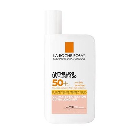La Roche-Posay Anthelios UVMune 400, barwiący fluid ochronny, SPF 50+, 50 ml