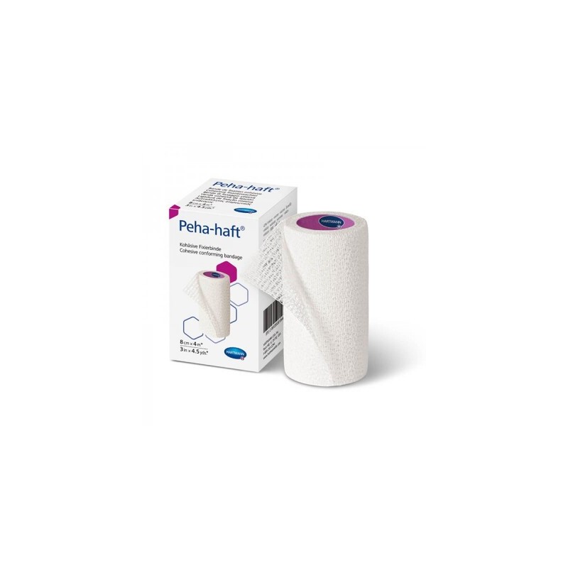 Opaska elast. Peha-Haft Latex Free, bez lateksu,  4m x 8cm, 1 szt. 