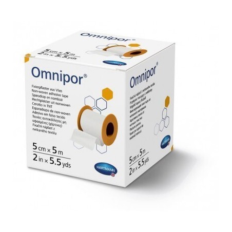  Plaster Omnipor 5cm x 5m folia porowata włókninowa, 1 sztuka 