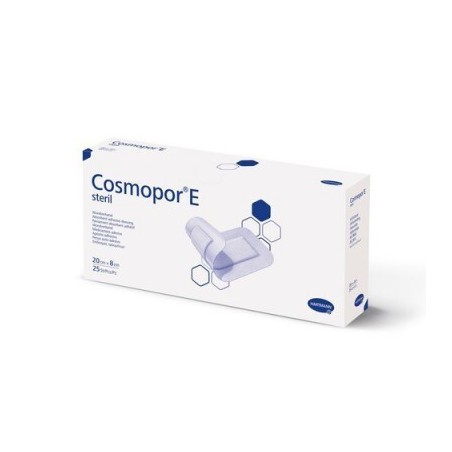  Cosmopor E, plastry opatrunkowe jałowe, 20x8 cm, 25 sztuk 