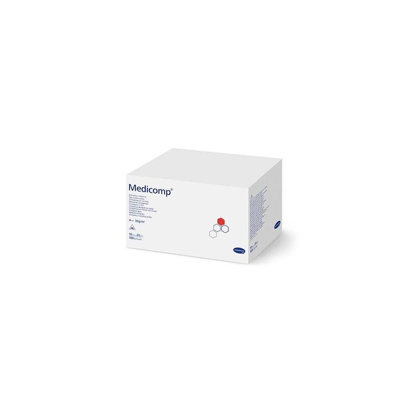 Kompres Medicomp niejałowy 10cm x 20cm, 100 sztuk 