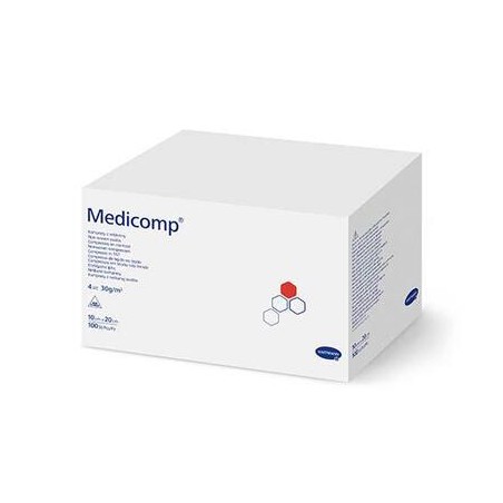  Kompres Medicomp niejałowy 10cm x 20cm, 100 sztuk 