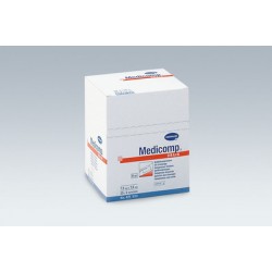 Kompresy włókninowe jałowe Medicomp Drain 10 cm x 10 cm, 50 sztuk