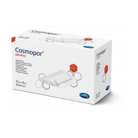  Opatr. Cosmopor Advance 15cmx8cm, 25 sztuk 