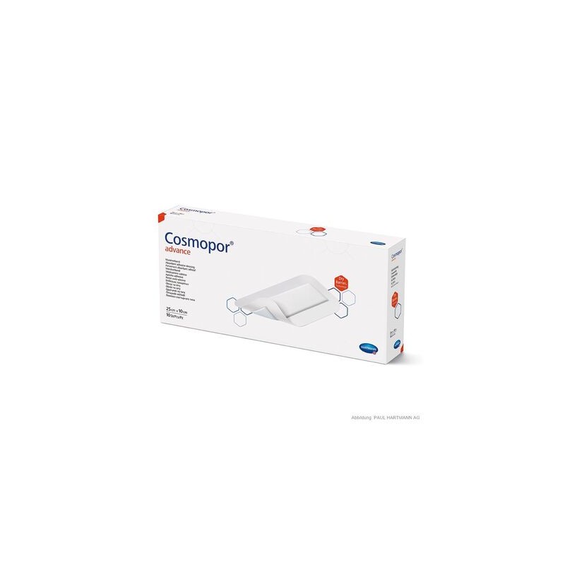 Opatr. Cosmopor Advance 25cmx10cm, 10 sztuk 