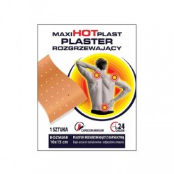 Plaster rozgrzewający Maxi Hot Plast,10x15 cm, 50 sztuk