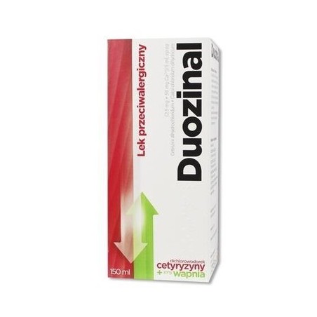  Duozinal, (2,5 mg+58 mg Ca2+)/5 ml, syrop, 150 ml 