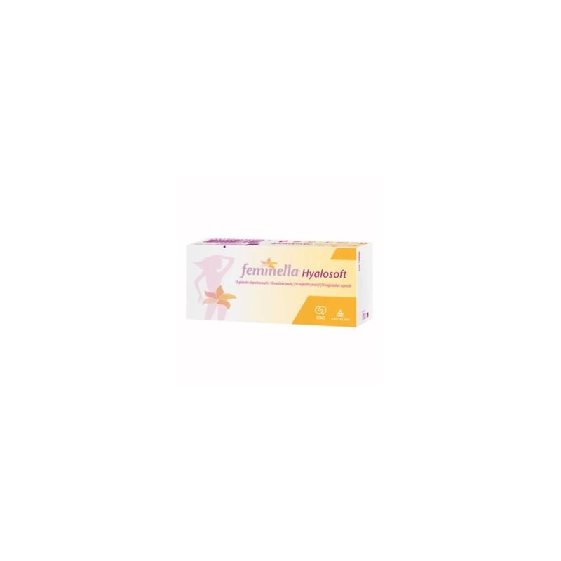 Feminella Hyalosoft, globulki dopochwowe, 10 sztuk 