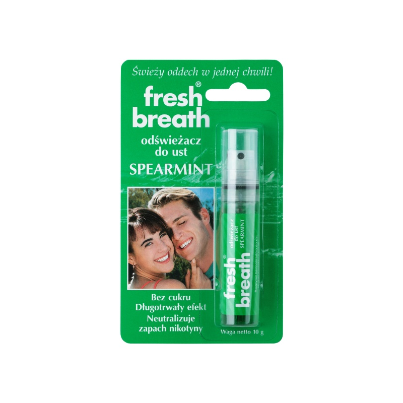 Fresh Breath odświeżacz do ust spearmint, 10 g 1 sztuka 