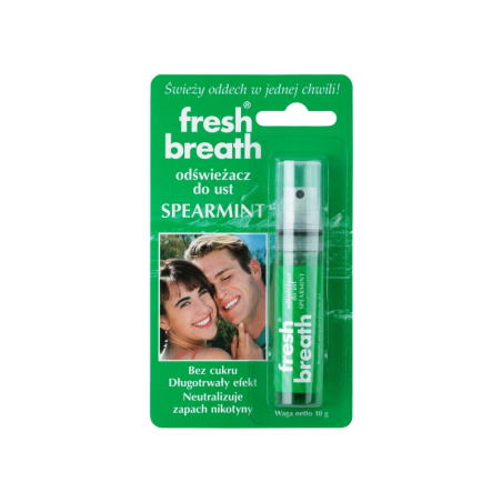 Fresh Breath odświeżacz do ust spearmint, 10 g 1 sztuka