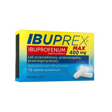  Ibuprex Max 400 mg, 12 tabletek powlekanych 