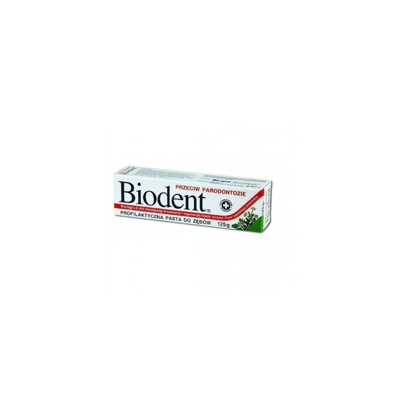 Biodent, pasta do zębów przeciw paradontozie, 125 g 