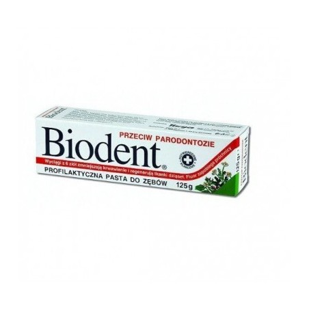  Biodent, pasta do zębów przeciw paradontozie, 125 g 