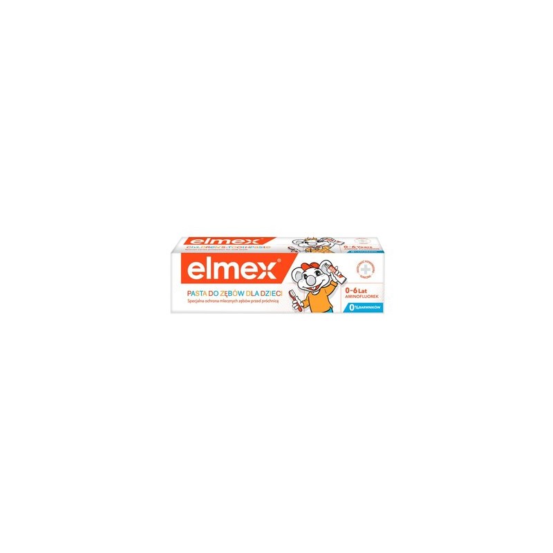 ELMEX pasta do zębów Dla dzieci 0-6 lat, 50 ml 