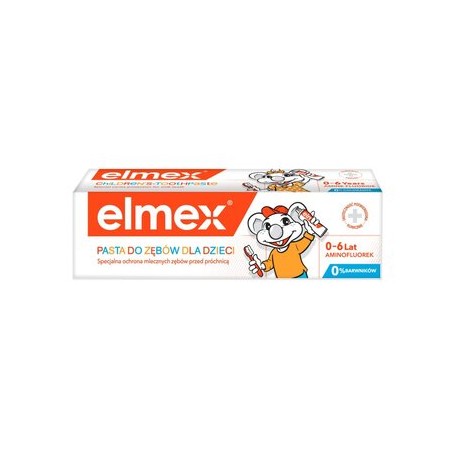  ELMEX pasta do zębów Dla dzieci 0-6 lat, 50 ml 