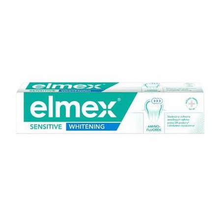 Elmex Sensitive Whitening, pasta do zębów, wybielająca, 75 ml