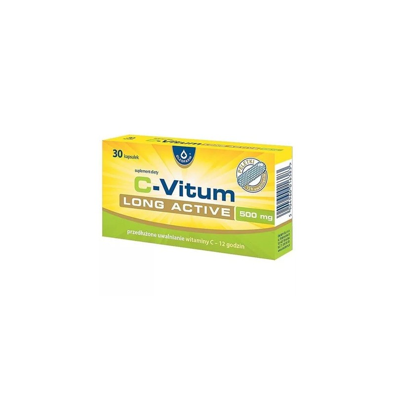 Oleofarm C-Vitum Long Active 500 mg, 30 kapsułek 