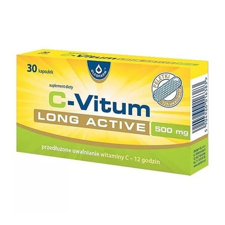  Oleofarm C-Vitum Long Active 500 mg, 30 kapsułek 