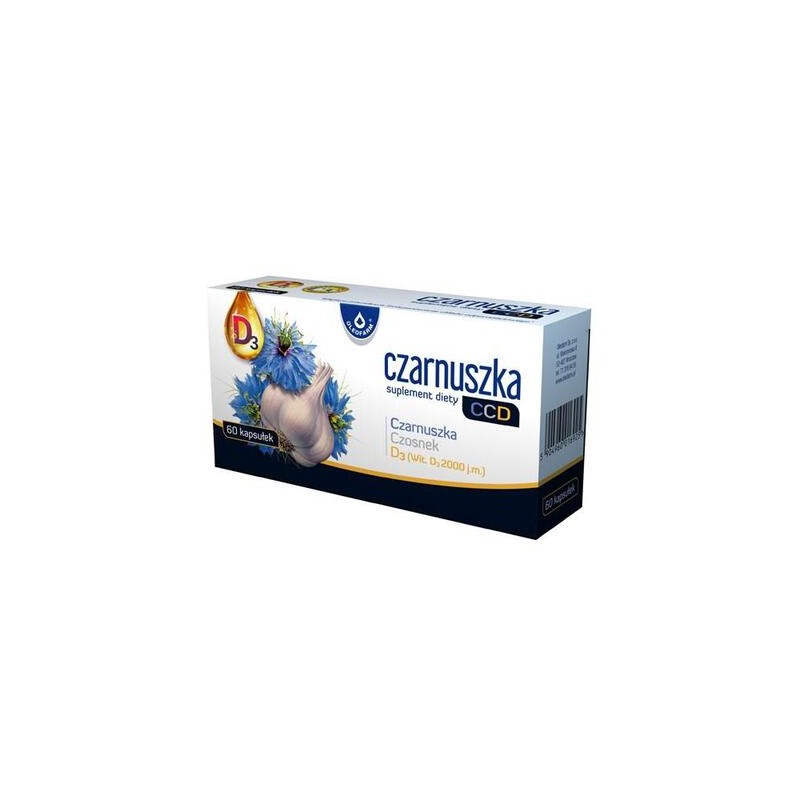 Oleofarm Czarnuszka CCD, 60 kapsułek 