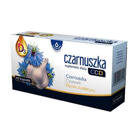  Oleofarm Czarnuszka CCD, 60 kapsułek 