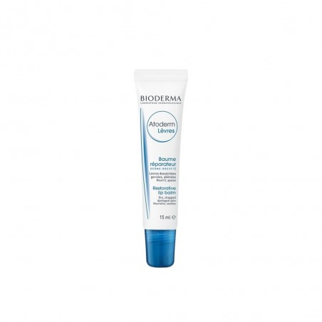  Bioderma Atoderm odżywczy i regenerujący balsam do ust, 15 ml 