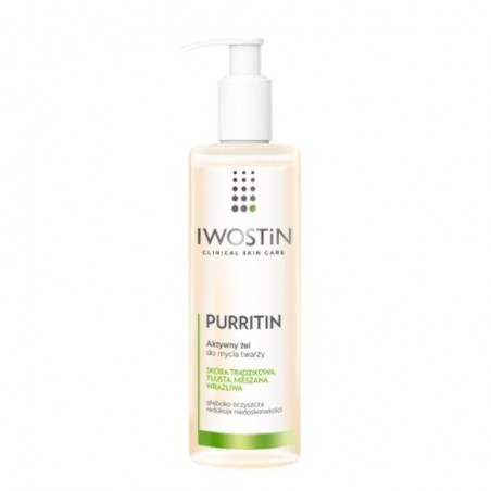  Iwostin Purritin Żel do mycia twarzy, 300 ml 