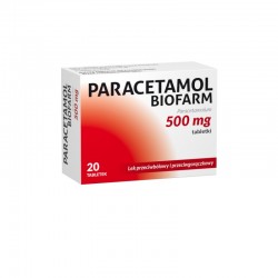 Paracetamol 500 mg Biofarm, 20 tabletek