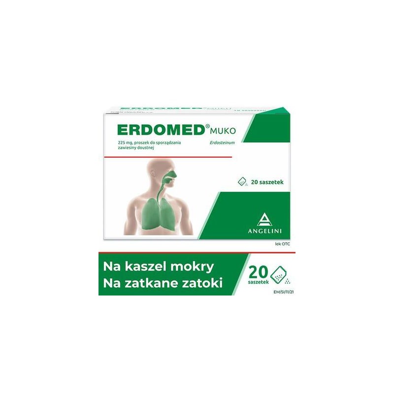 Erdomed Muco, 20 saszetek 
