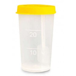 Pojemnik na kał jednorazowego użytku, 20ml sterylny, 1 sztuka