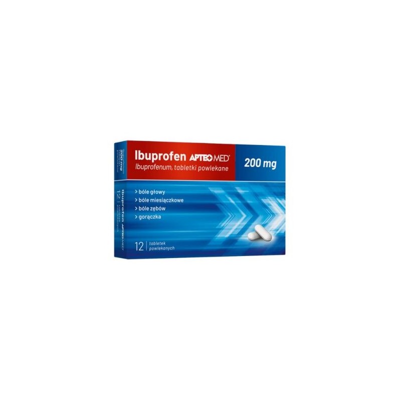 Ibuprofen APTEO MED, 400 mg, 12 tabletek powlekanych 