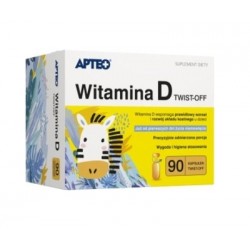 Witamina D twist-off Apteo Dziecko, 90 kapsułek