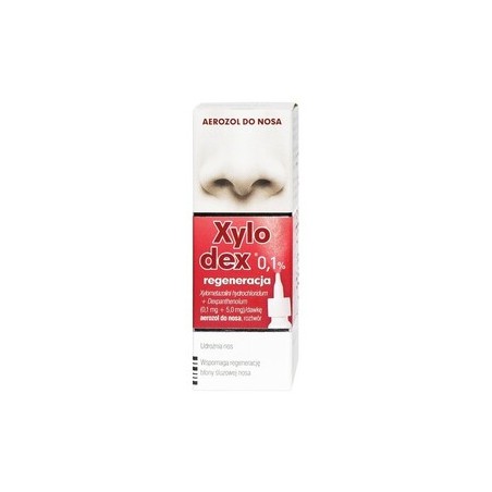 Xylodex 0,1% Regeneracja, aerozol do nosa 10 ml