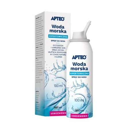  Woda morska hipertoniczna APTEO CARE, 100 ml 
