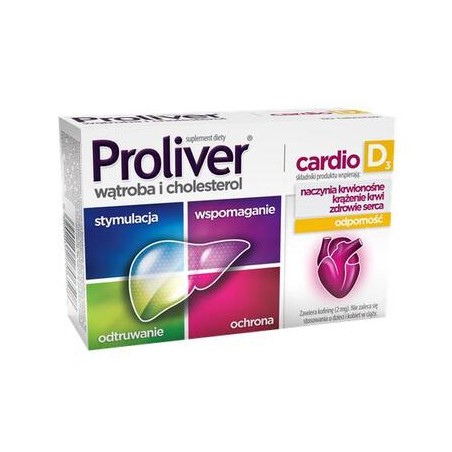  Proliver Cardio D3, 30 tabletek 
