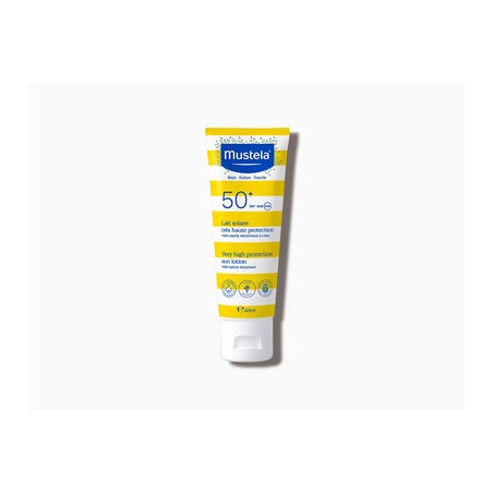  Mustela Bebe-Enfant, mleczko przeciwsłoneczne, bardzo wysoka ochrona, SPF50+, 40 ml 
