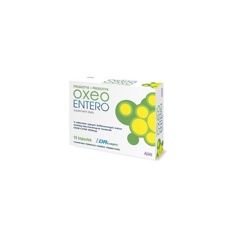 Oxeo Entero Probiotyk + Prebiotyk, 16kaps. 
