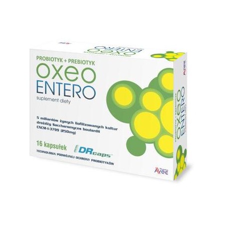 Oxeo Entero Probiotyk + Prebiotyk, 16kaps.