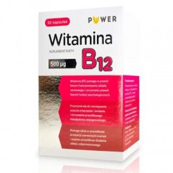 Witamina B12 Forte PUWER, 30 kapsułek