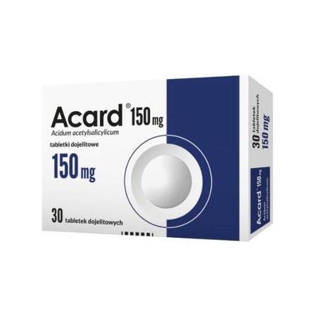 Acard, 150 mg, 30 tabletek dojelitowych