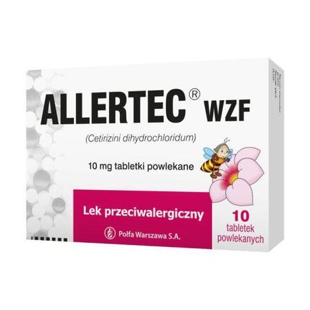  Allertec WZF, 10 tabletek powlekanych 