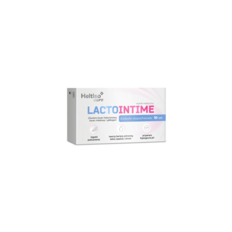 Heltiso Care Lactointime Globulki dopochwowe, 10 sztuk 