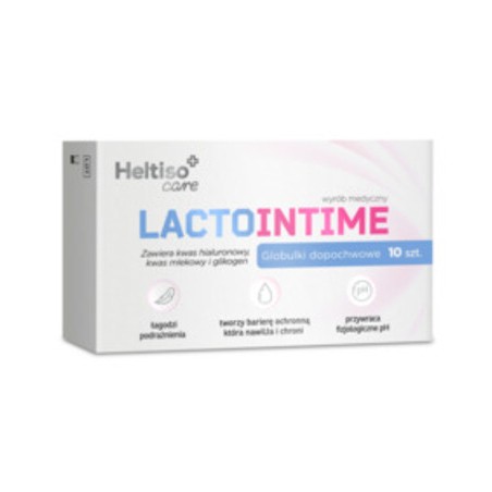 Heltiso Care Lactointime Globulki dopochwowe, 10 sztuk