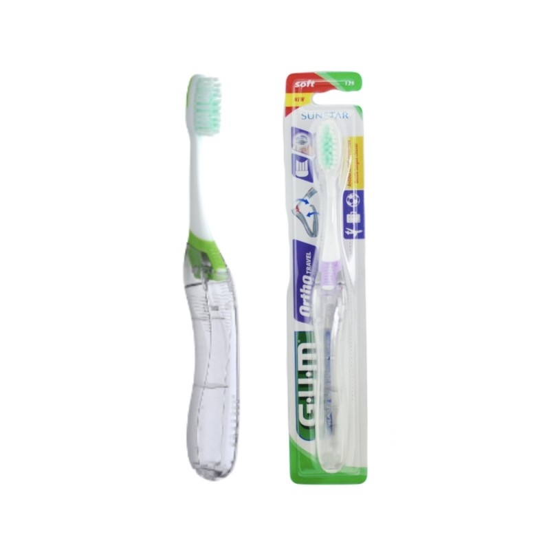 Sunstar GUM szczoteczka ortho podróżna, 1 sztuka 