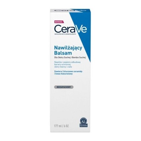 Cerave Nawilżający balsam dla skóry suchej i bardzo suchej, 177 ml
