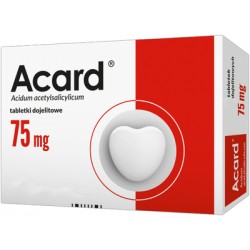 Acard 75 mg, 30 tabletek