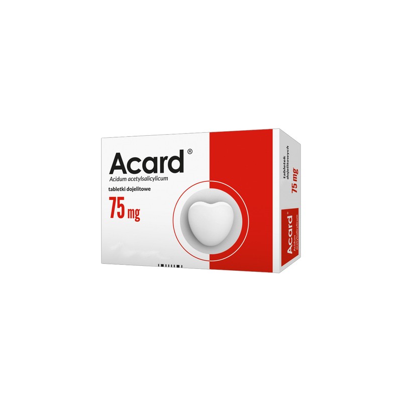 Acard 75 mg, 30 tabletek 