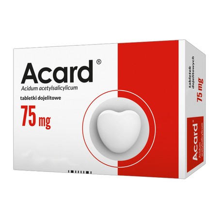 Acard 75 mg, 30 tabletek