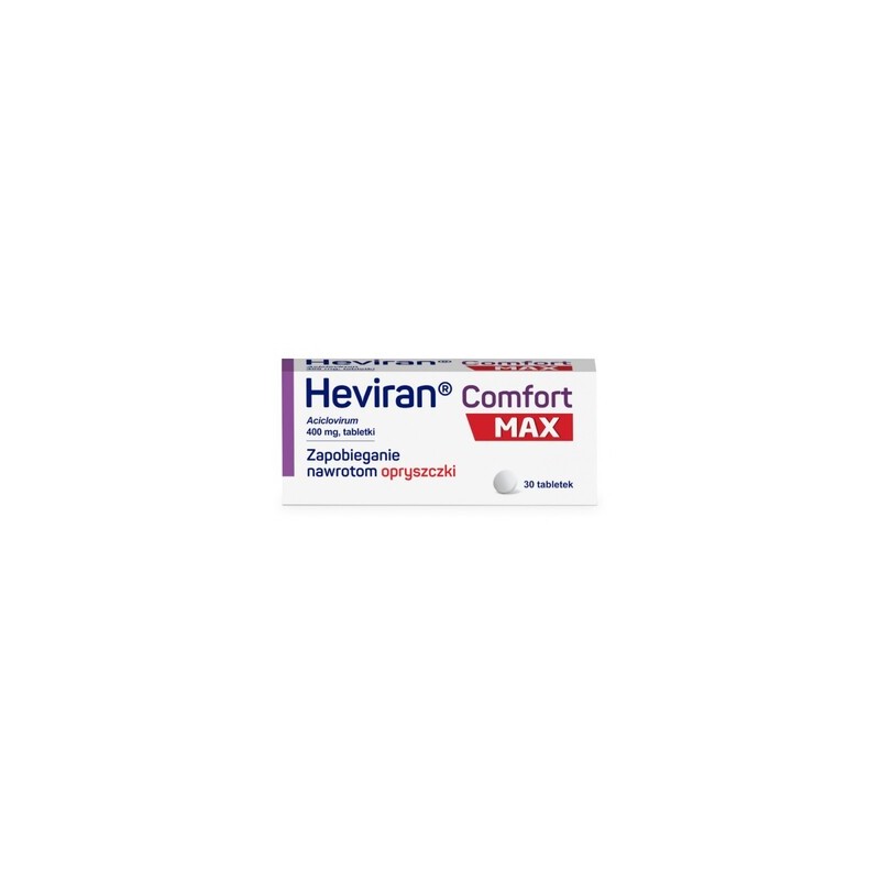 Heviran comfort Max 400 mg, 30 tabletek 
