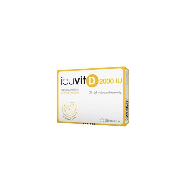 Ibuvit D3 2000, 30 kapsułek 